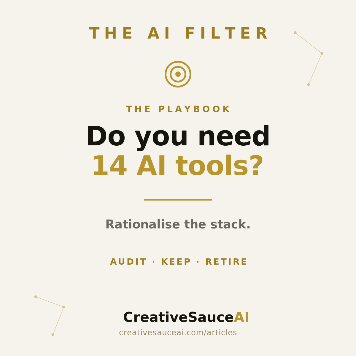 Do you really need 14 different AI tools?